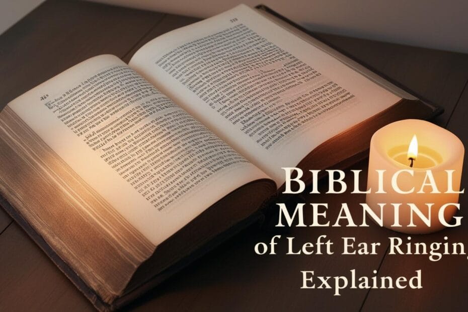 Biblical Meaning of Left Ear Ringing Explained