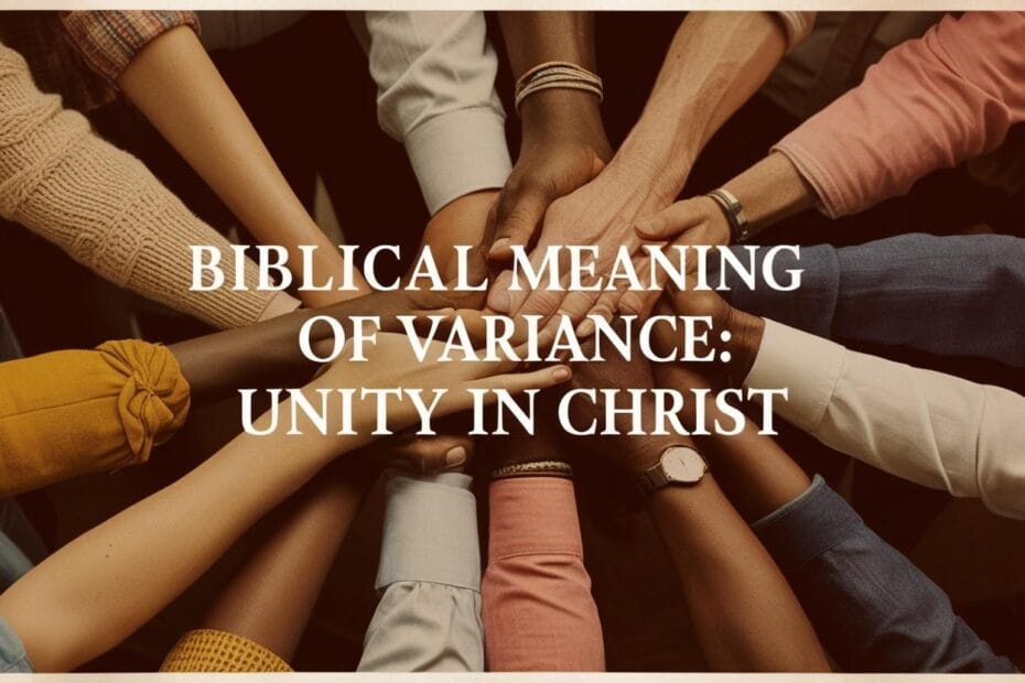 Biblical Meaning of Variance