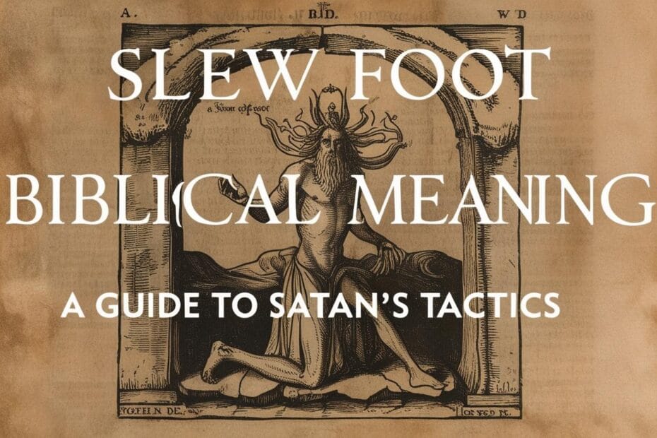 Slew Foot Biblical Meaning