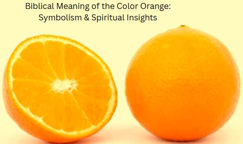 Biblical meaning of the color orange